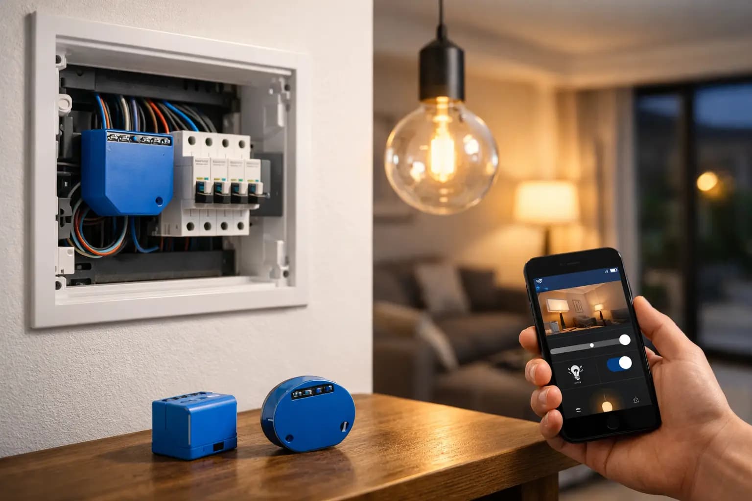 Automatizar iluminação com Shelly em segurança