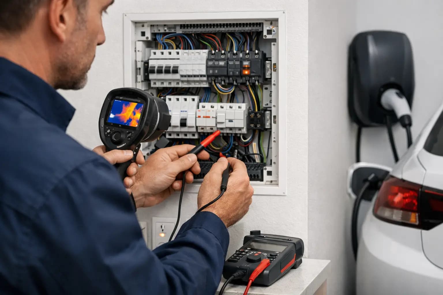 Diagnóstico de avaria elétrica bem feito