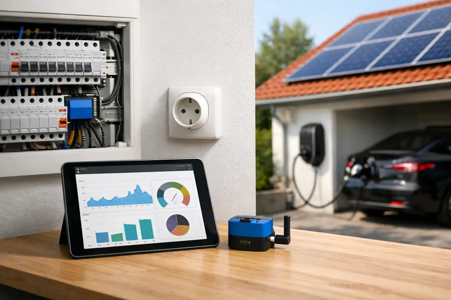 Monitorização do consumo de energia Shelly