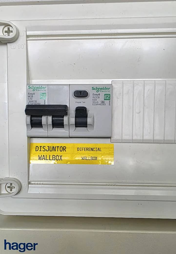 Disjuntor e proteção diferencial de um circuito dedicado